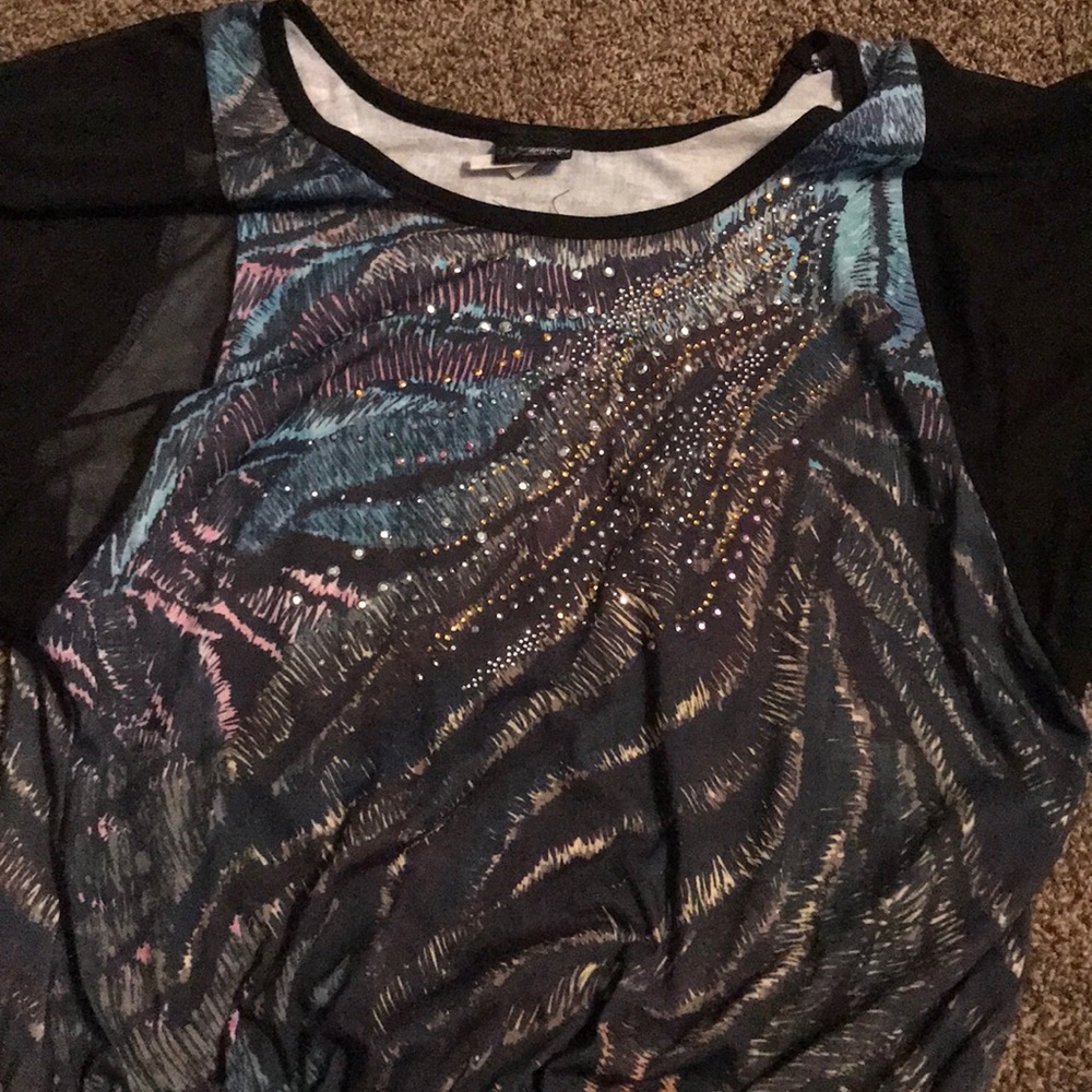 Day trip Bling top, Large